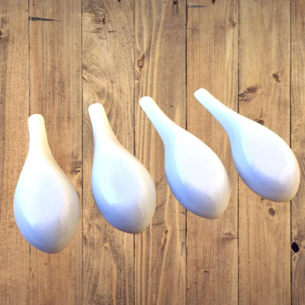 Asian Soup Spoons Porcelain + Plastic Chinese Japanese for Ramen Pho Lot of 8